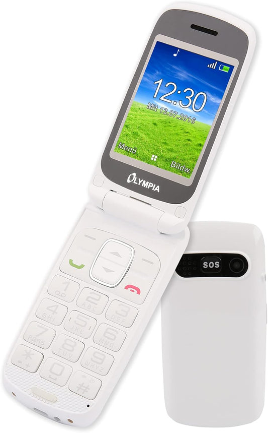 Mobiltelefon Olympia Primus Dual SIM, Hvid 2234
