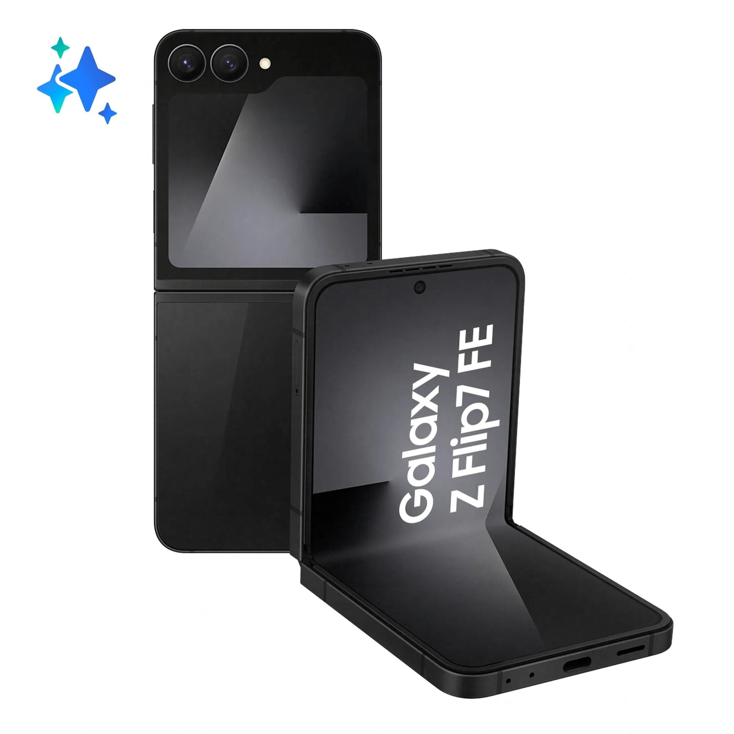 Mobiltelefon Samsung Galaxy Z Flip7 FE, 128GB, 8GB, Sort EU SM-F761BZKGEUE