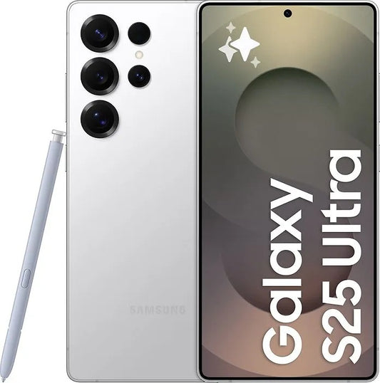 Mobiltelefon Samsung Galaxy S25 Ultra, 256GB, 12GB, Titanium Whitesilver SM-S938BZSDEUB