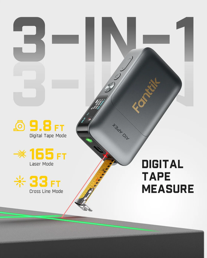Fanttik A10 Apex afstandsmåler, 3-i-1