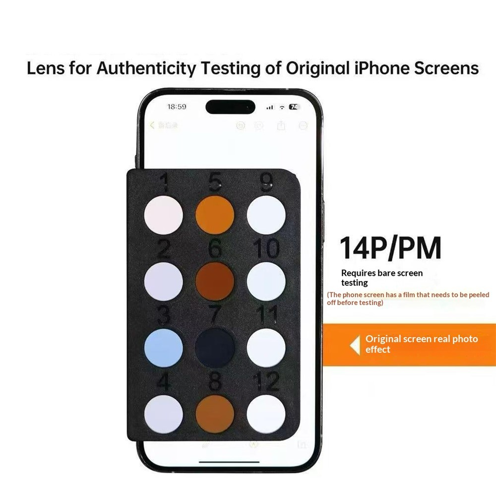 Mr.Yang Display Polariseringstester til Apple iPhone 13 - 17 Serien