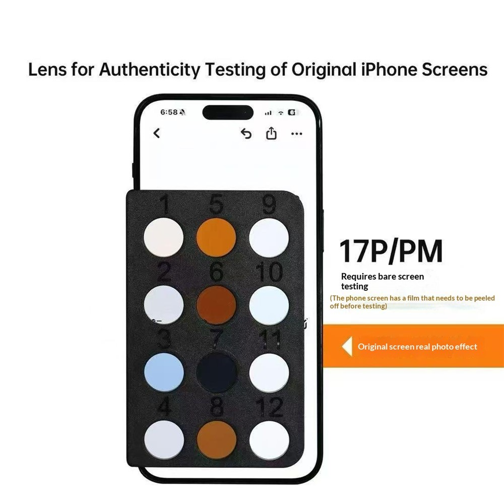 Mr.Yang Display Polariseringstester til Apple iPhone 13 - 17 Serien