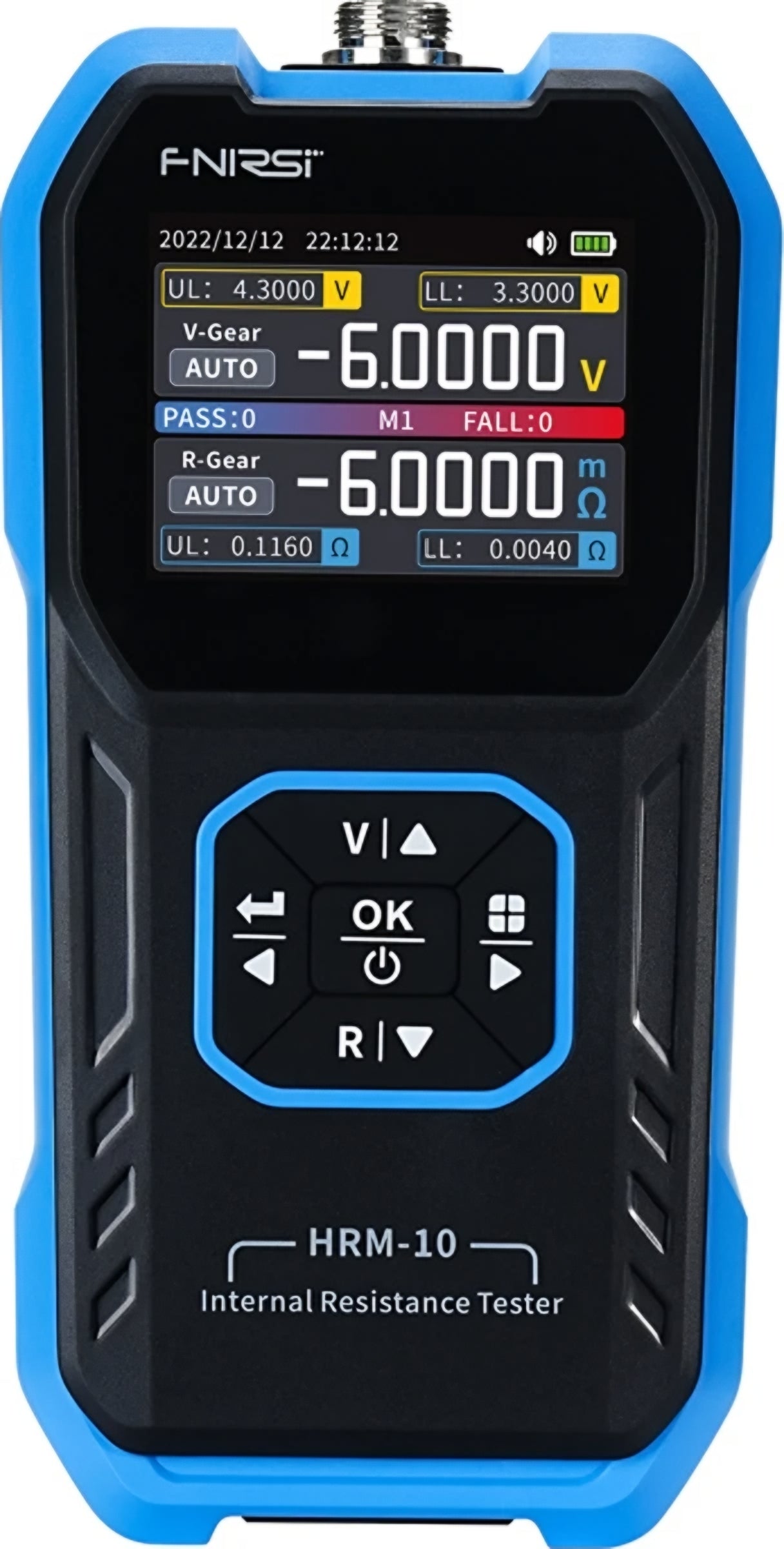 Fnirsi HRM-10 servicetester til måling af intern modstand og batterispænding / akkumulator