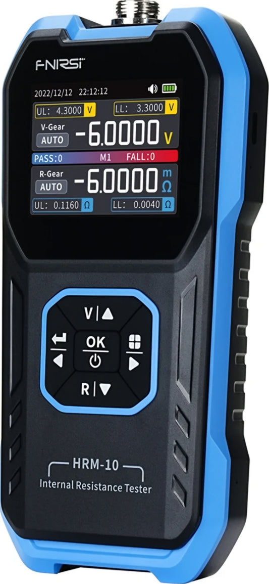 Fnirsi HRM-10 servicetester til måling af intern modstand og batterispænding / akkumulator