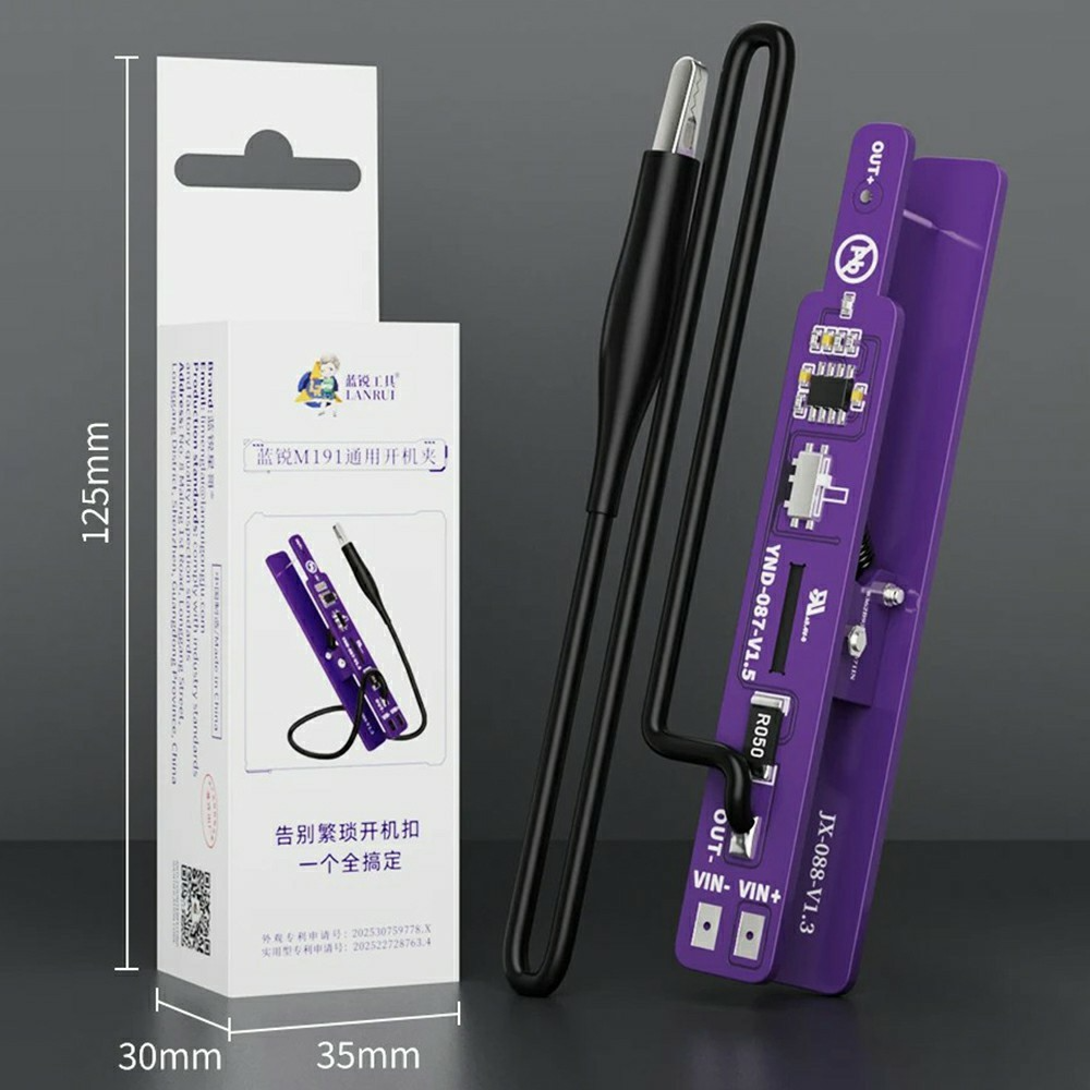 Lanrui M191 servicetester til batteri til Android / Apple iPhone-serien