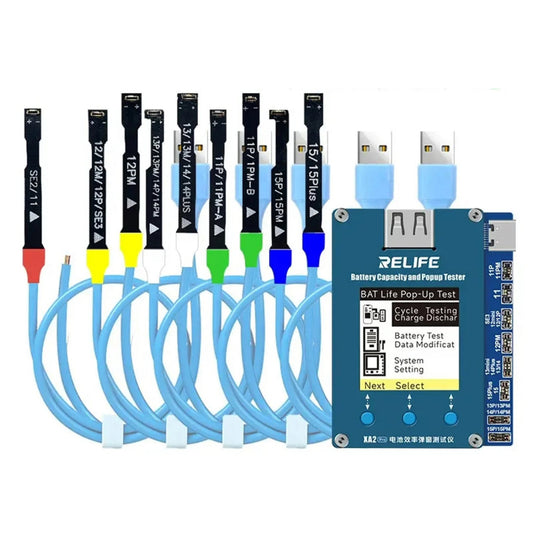 Tester Service Relife XA2 Pro til Apple iPhone 11 - 15 seriens batterier