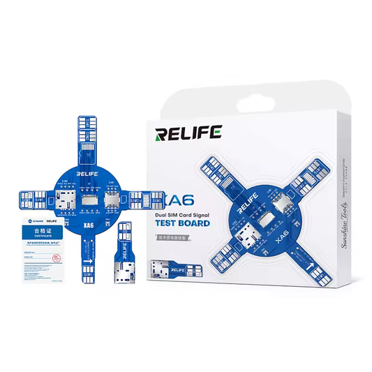 Relife XA6 Dual Service Tester til SIM-kort / Hukommelseskort