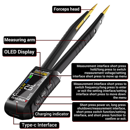 Service Tester Pincettype ANENG GN702
