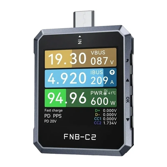 Fnirsi FNB-C2 spændingstester, USB-C
