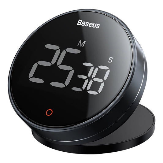 Timer Temporizator Baseus Heyo Rotation Pro, Sort, Genforseglet FMDS000013