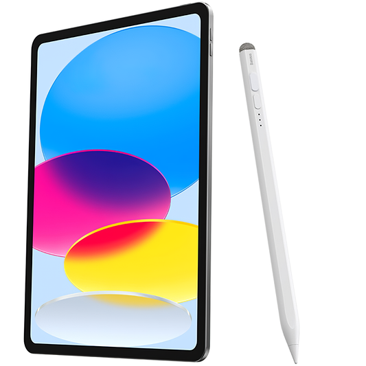 Touch Pen Baseus Smooth Writing 2 Series til Apple iPad, aktiv/passiv version, hvid SXBC060302