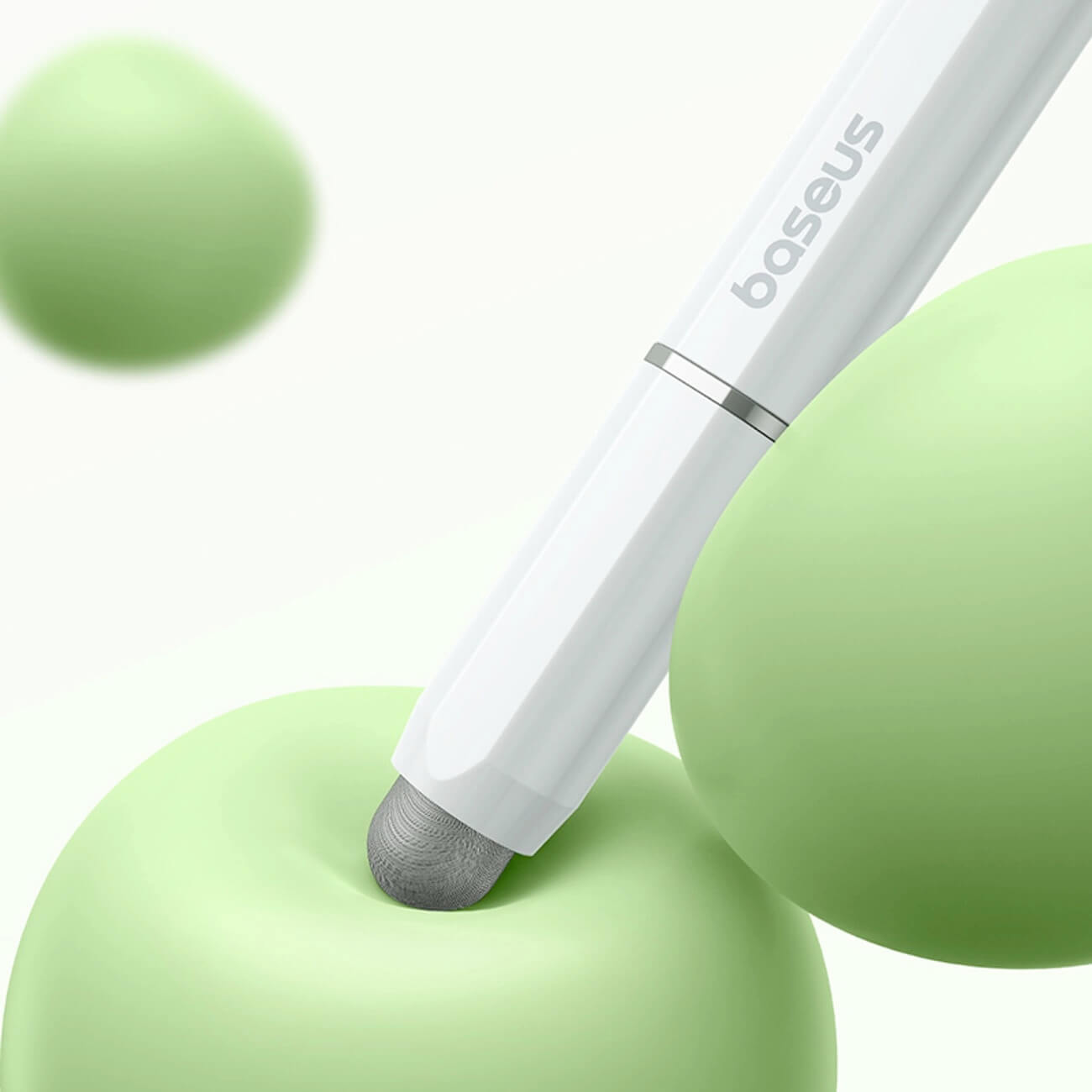Touch Pen Baseus Smooth Writing III Magnetic 3in1, Alb