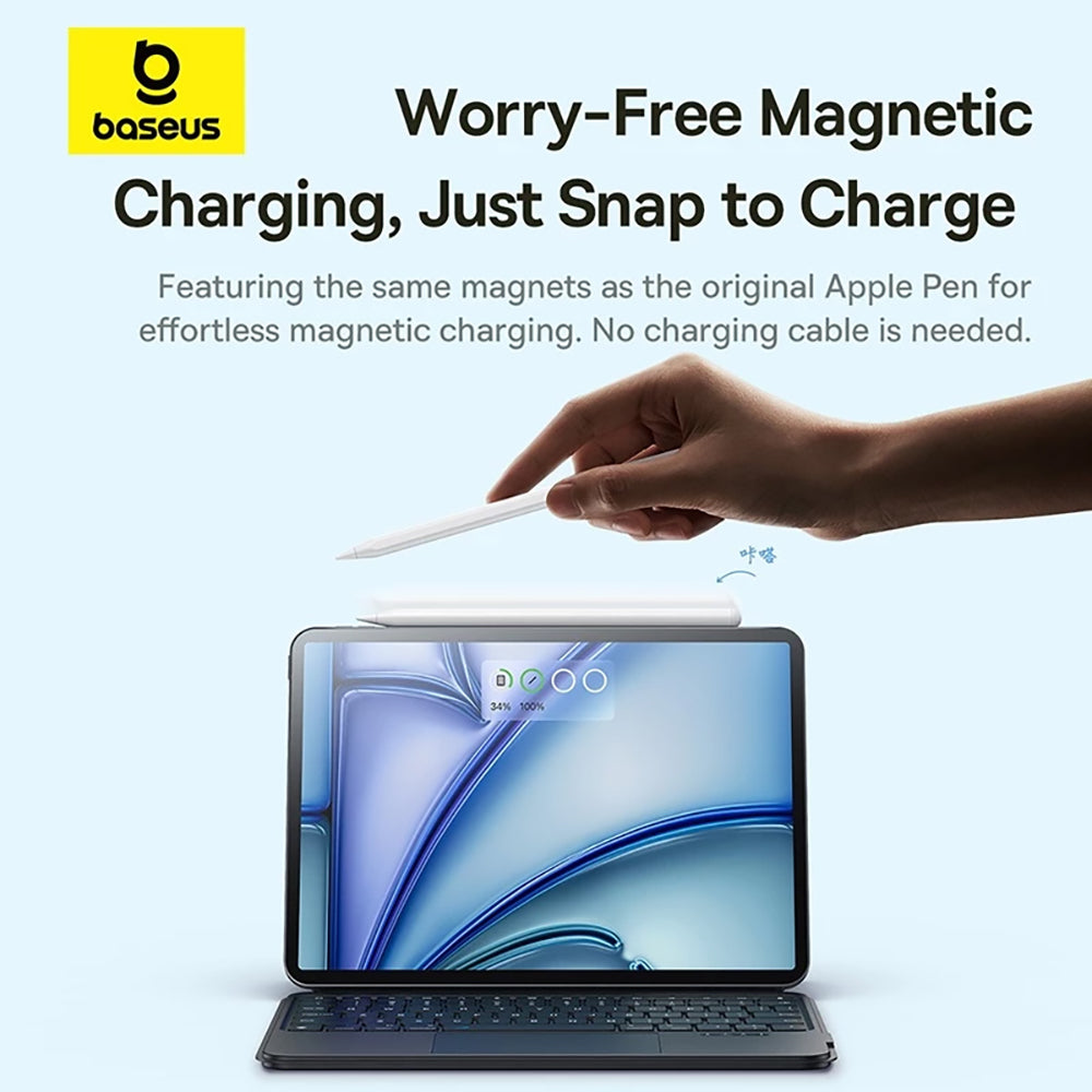 Touch Pen Baseus Smooth Writing 3 Series til Apple iPad, Aktiv Trådløs Version, Hvid P80080806213-00