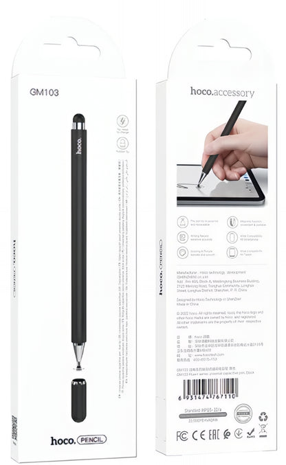 Touch Pen HOCO GM103 2in1, Sort