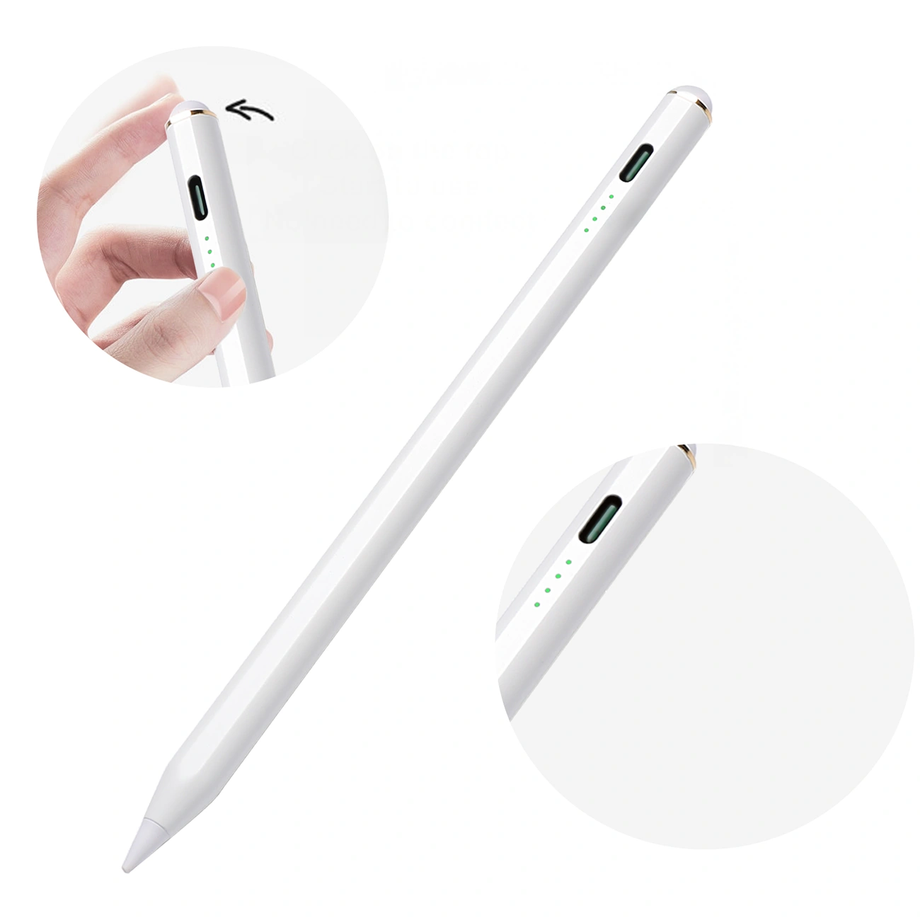 Touch Pen Joyroom JR-X9S til Apple iPad, Aktiv Version, Hvid