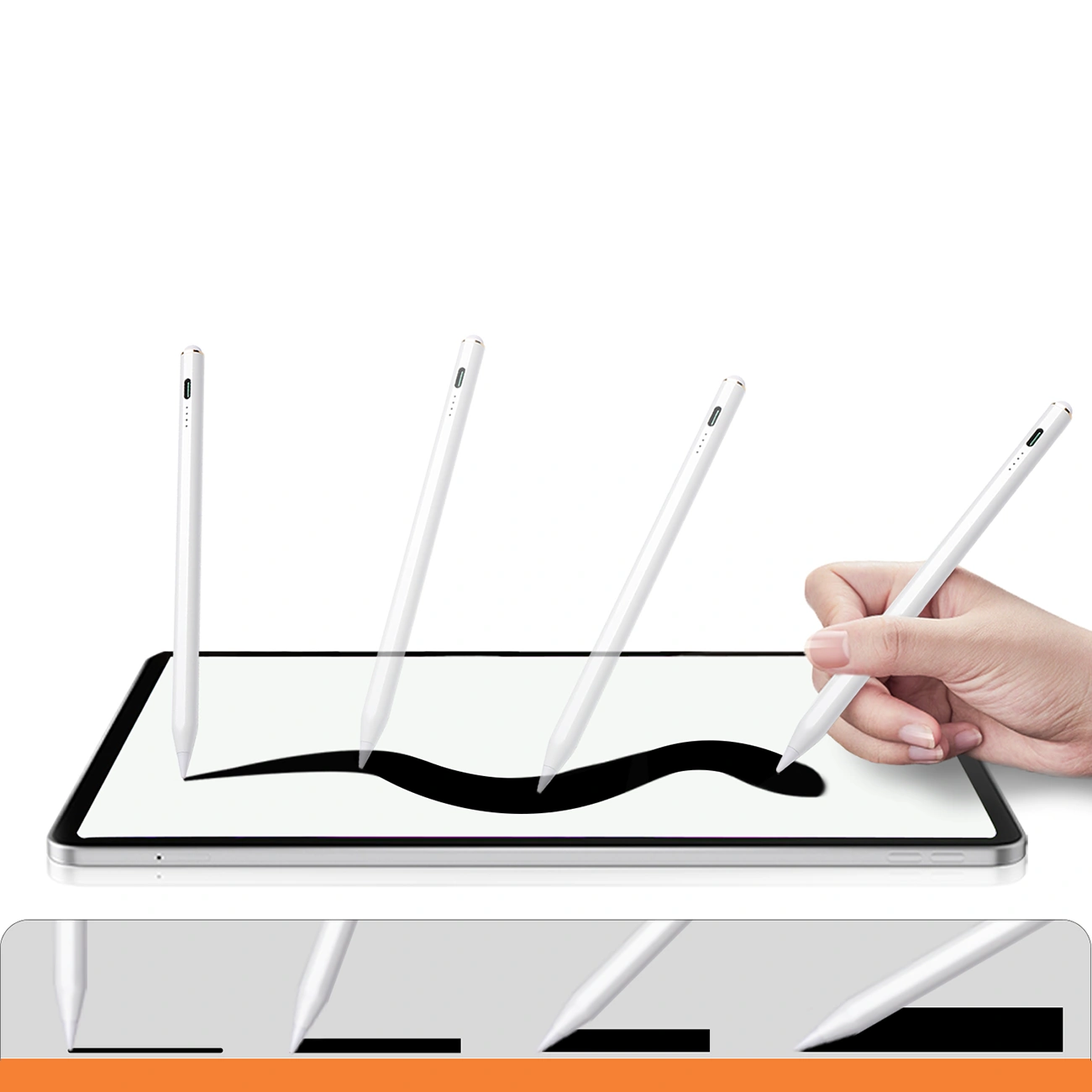 Touch Pen Joyroom JR-X9S til Apple iPad, Aktiv Version, Hvid