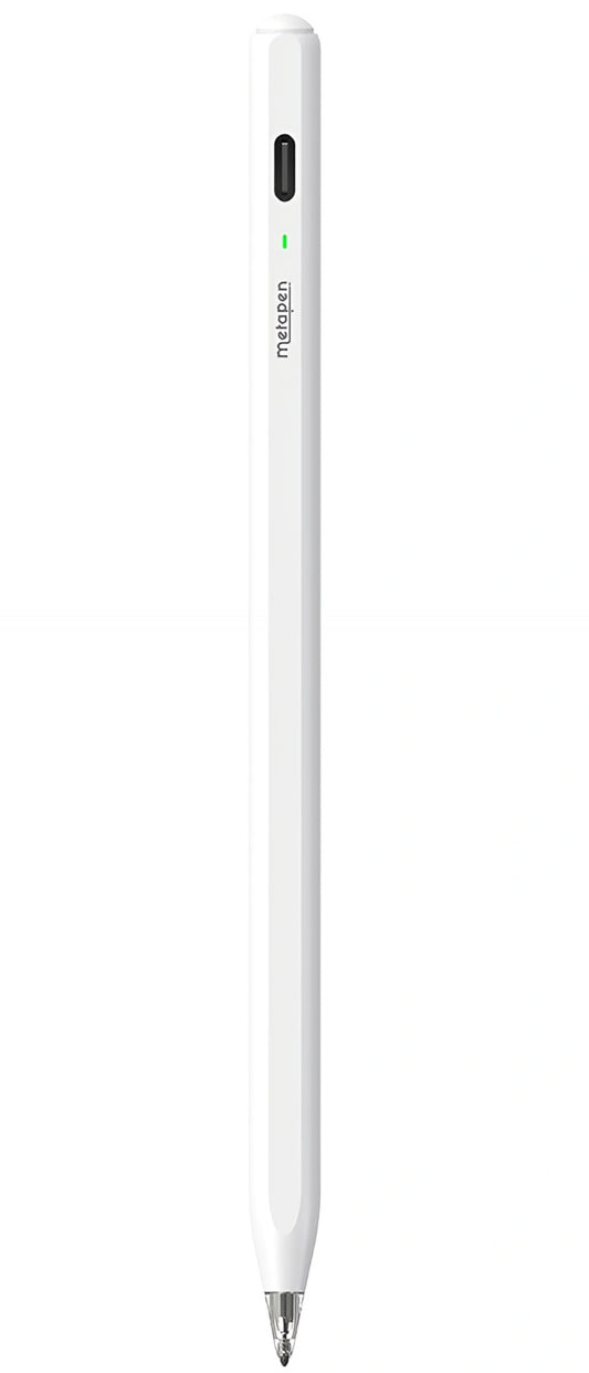 Touch Pen Metapen Air8 Pro til Apple iPad, Aktiv Version, Hvid ME-APP172