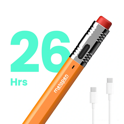 Touch Pen Metapen Air8 Pro X til Apple iPad, Aktiv Version, Orange ME-APP172