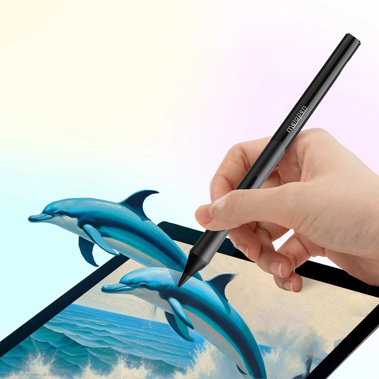 Touch Pen Metapen D1 for Apple iPad, Active Version, Black ME-APP452