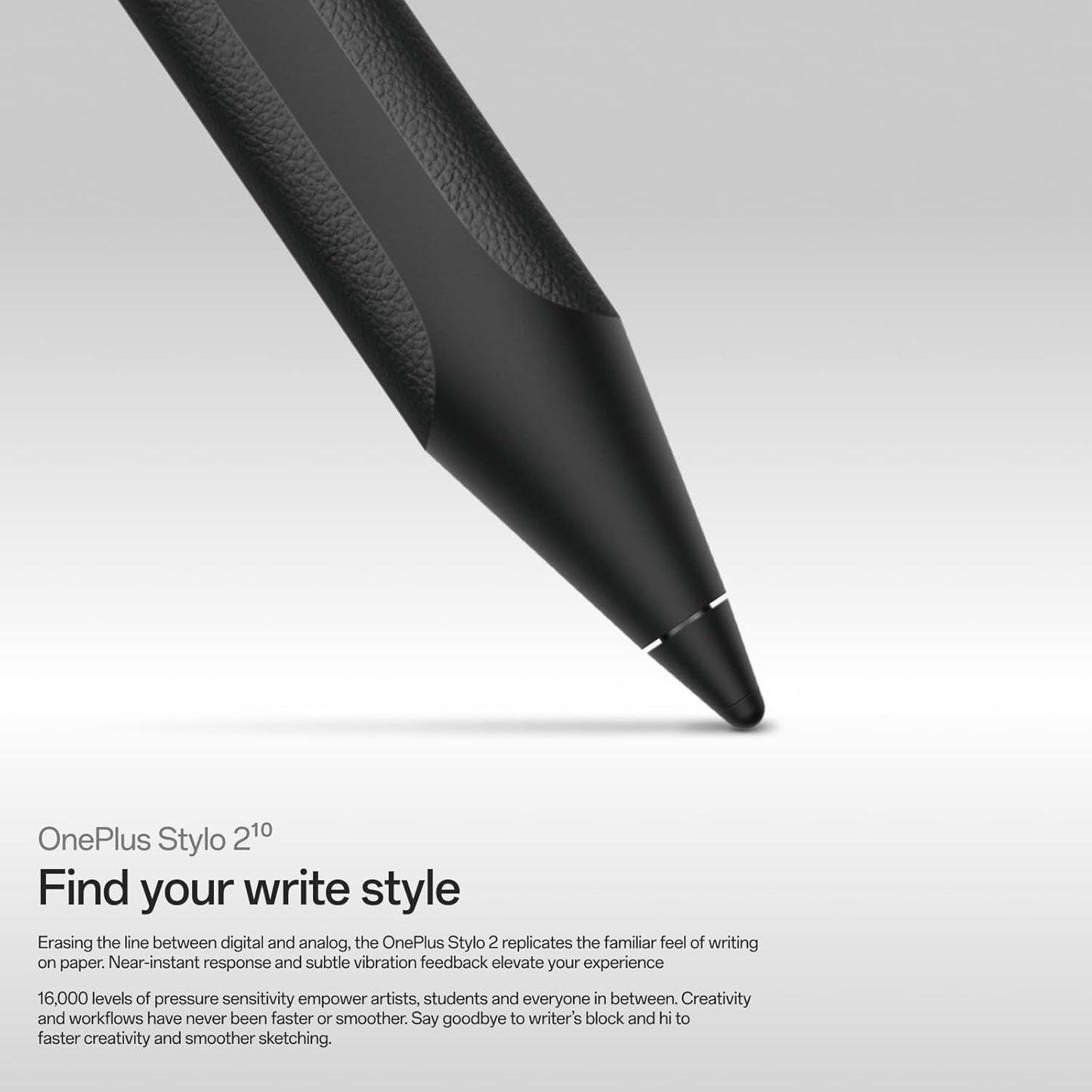 Touch Pen Stylo 2 til OnePlus Pad 3 / Pad 2 / Pad, Sort 5511100086