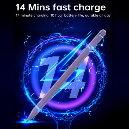 Touch Pen Techsuit AC10SH til Apple iPad, Aktiv Version, Lilla