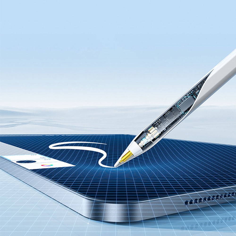 Touch Pen Techsuit AC20-Pro til Apple iPad, Aktiv Version, Hvid