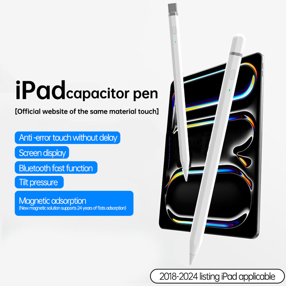 Touch Pen Techsuit AP01 Pro til Apple iPad, Aktiv Version, Hvid