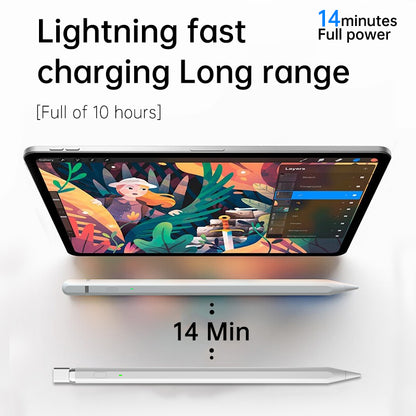 Touch Pen Techsuit AP01 Pro til Apple iPad, Aktiv Version, Hvid