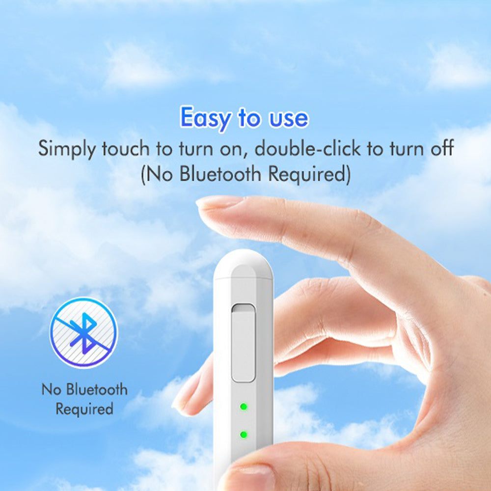 Touch Pen Techsuit AX10-T til Apple iPad, Aktiv Version, Hvid