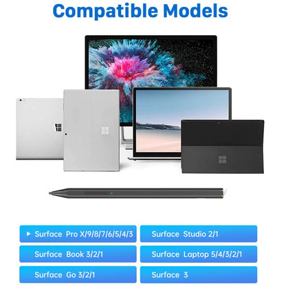 Touch Pen Techsuit C581-C for Microsoft Surface, Active Version, Black