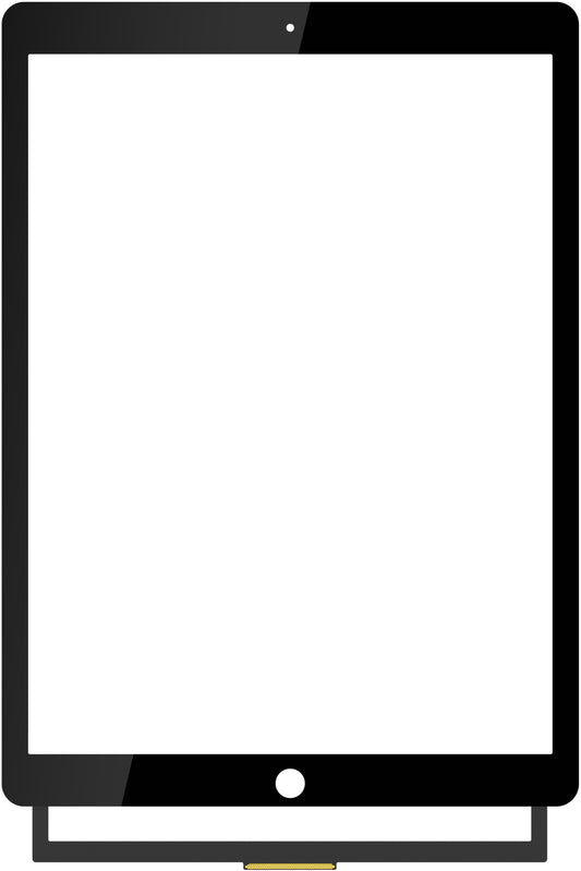 Touchscreen Forward Guard OCA til Apple iPad Pro 12.9 (2017), Sort