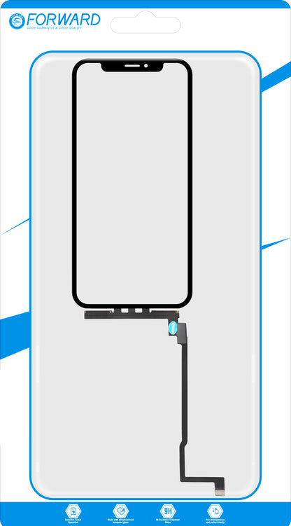 Touchscreen Forward Guard OCA til Apple iPhone 11 Pro Max, IC-version, Sort