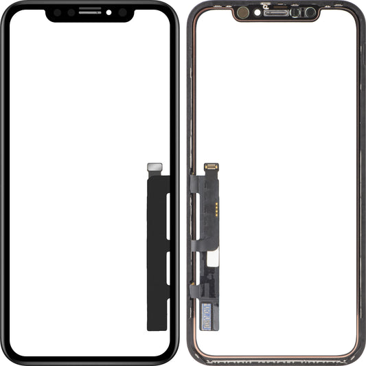 Touchscreen Forward Guard OCA til Apple iPhone XR, IC-version, Sort