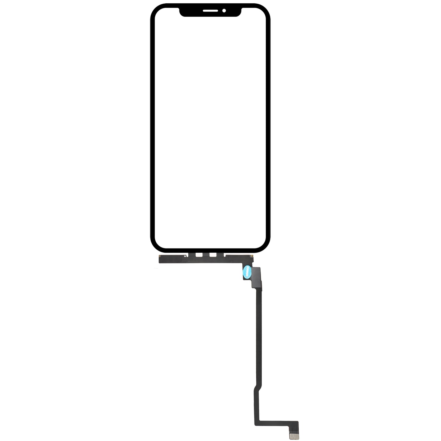 Touchscreen Forward Guard OCA til Apple iPhone 11 Pro Max, IC-version, Sort