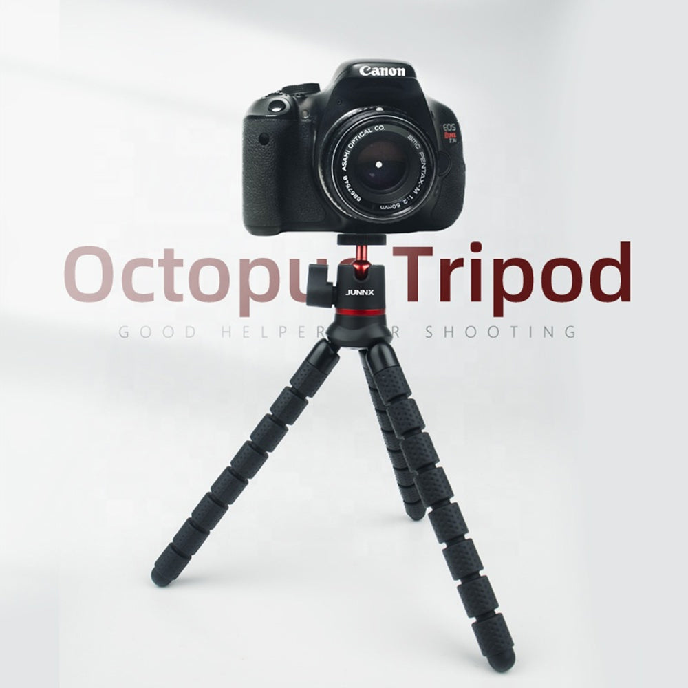 1/4 tomme Techsuit JX-004 tripod, sort