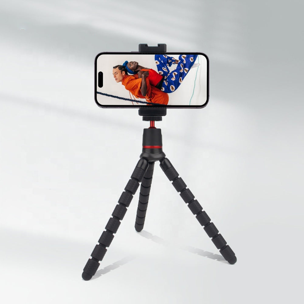 1/4 tomme Techsuit JX-004 tripod, sort