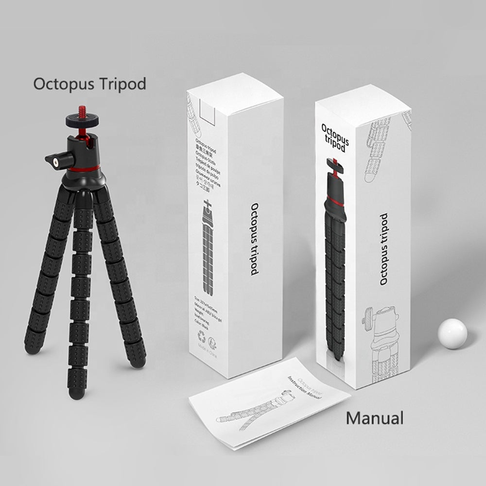 1/4 tomme Techsuit JX-004 tripod, sort