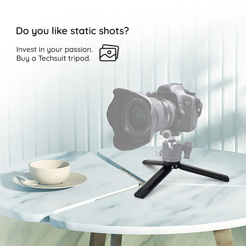 Stativ 1/4inch Techsuit TPD2, Sort