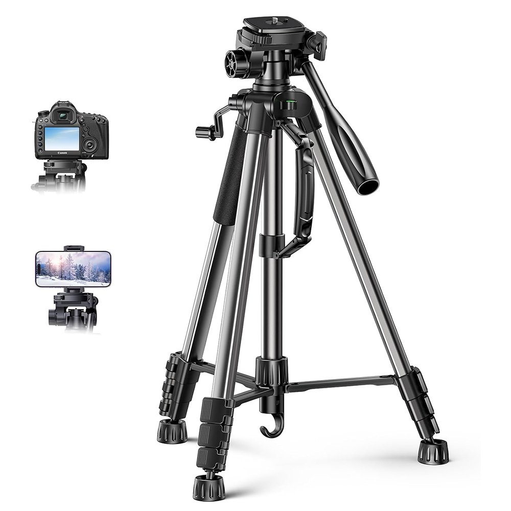 Tripod 1/4inch UGREEN LP661 (15187), Sort, Genforseglet