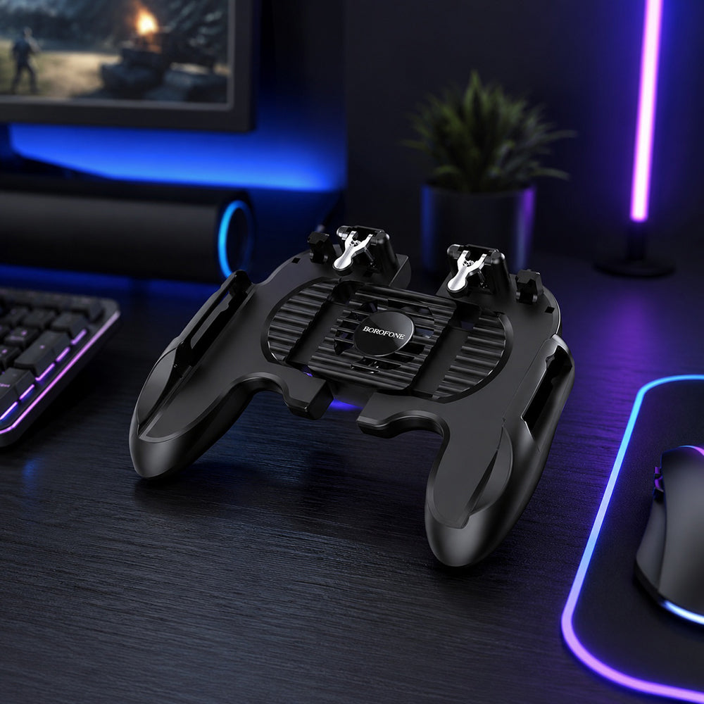 Trigger Gaming Borofone BG3 Warrior til Telefon 4,5 tommer - 6,7 tommer, Sort