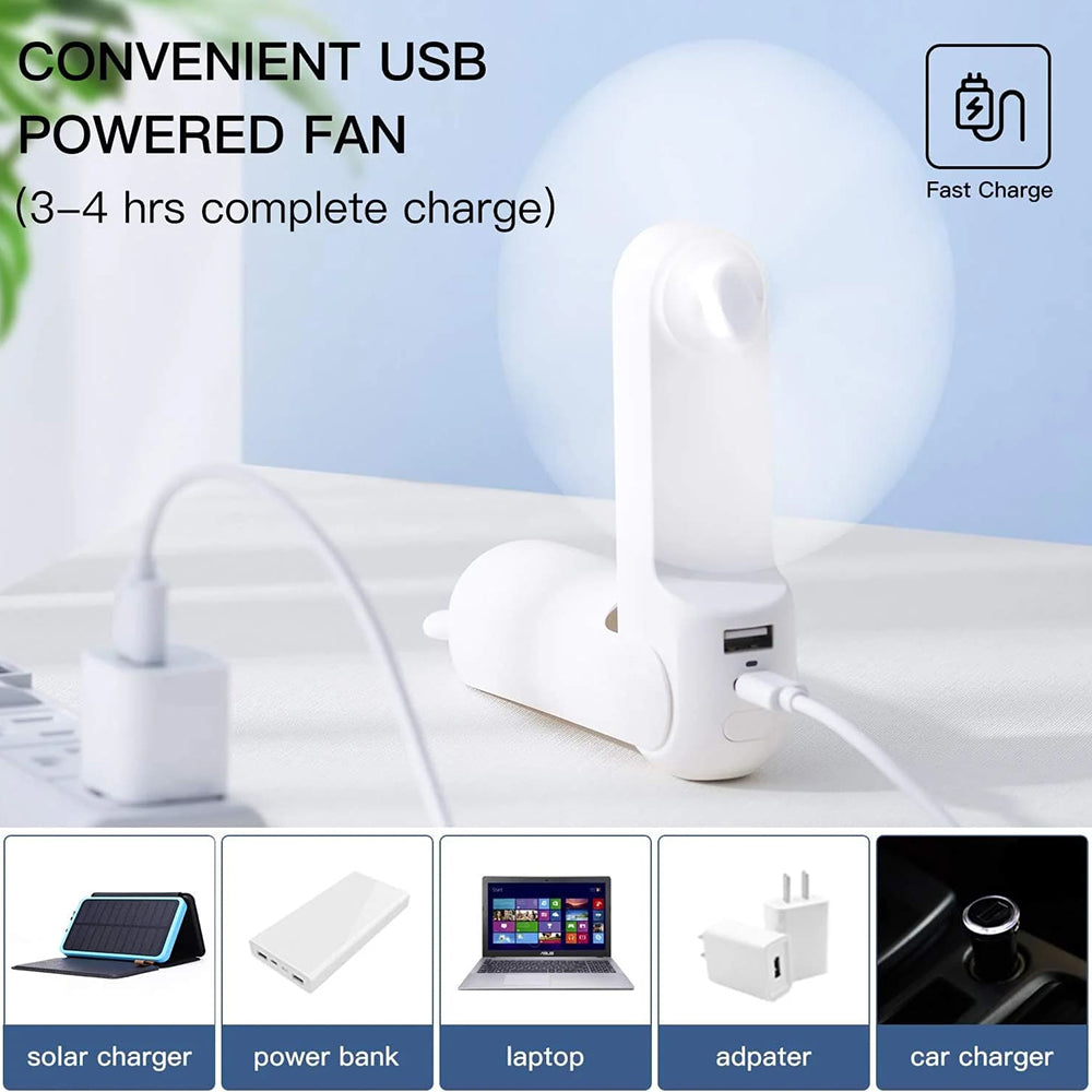 Bærbar Ventilator JisuLife Life8 Plus F8X, Grøn