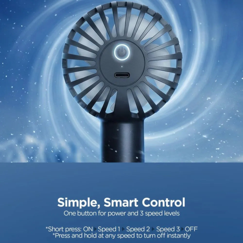 Bærbar ventilator Spigen A905, sort AHP10454