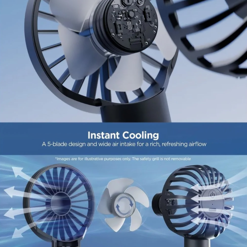 Bærbar ventilator Spigen A905, sort AHP10454