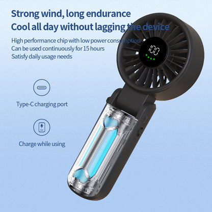 Bærbar ventilator Techsuit A10, sort