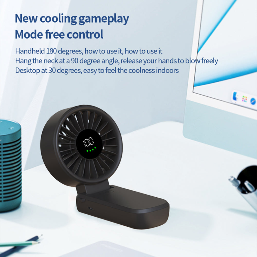 Bærbar ventilator Techsuit A10, hvid