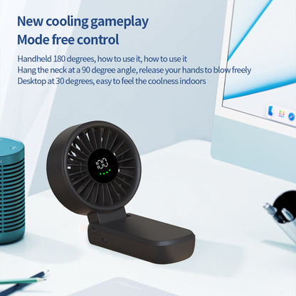 Bærbar ventilator Techsuit A10, sort
