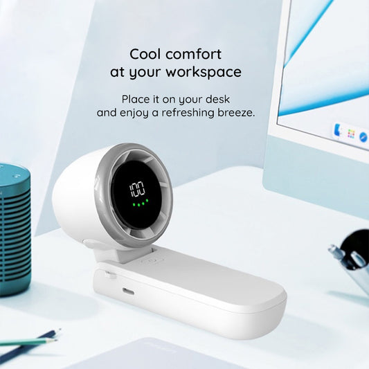 Bærbar ventilator Techsuit A9, hvid