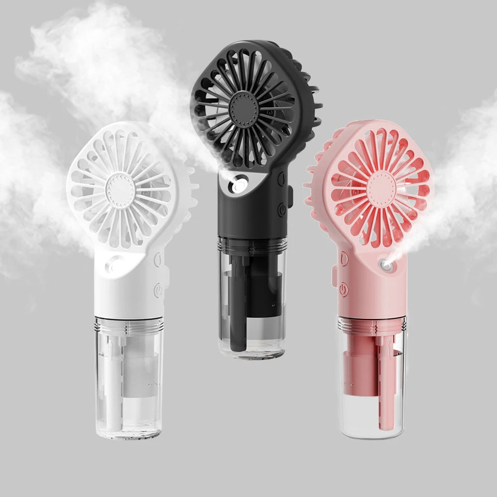 Bærbar ventilator Techsuit G10, pink