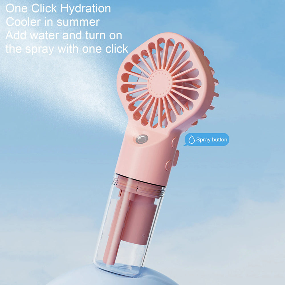 Bærbar ventilator Techsuit G10, pink