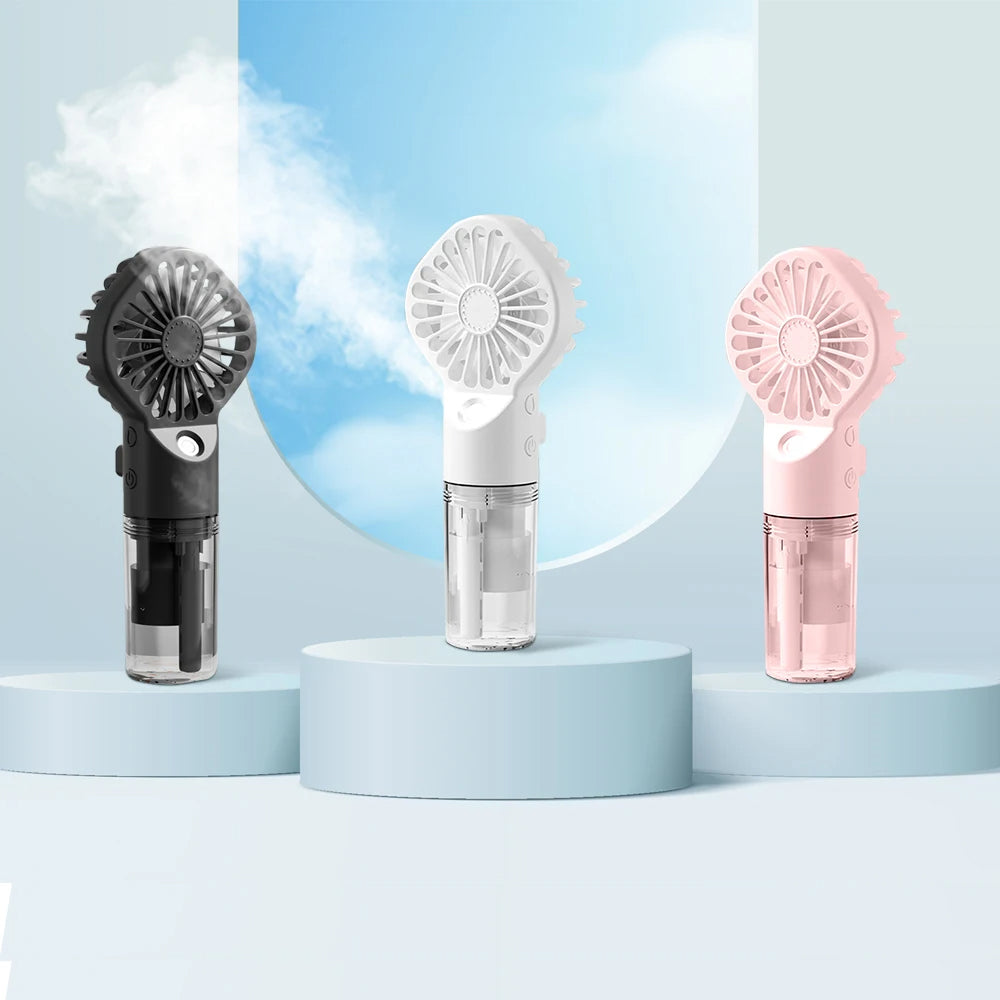 Bærbar ventilator Techsuit G10, pink